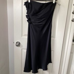Banana Republic strapless, asymmetrical dress